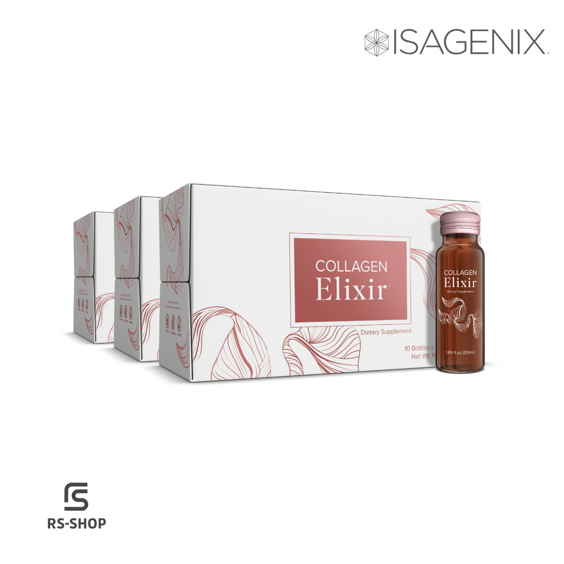 ISAGENIX - Collagen Elixir - 30 bottles