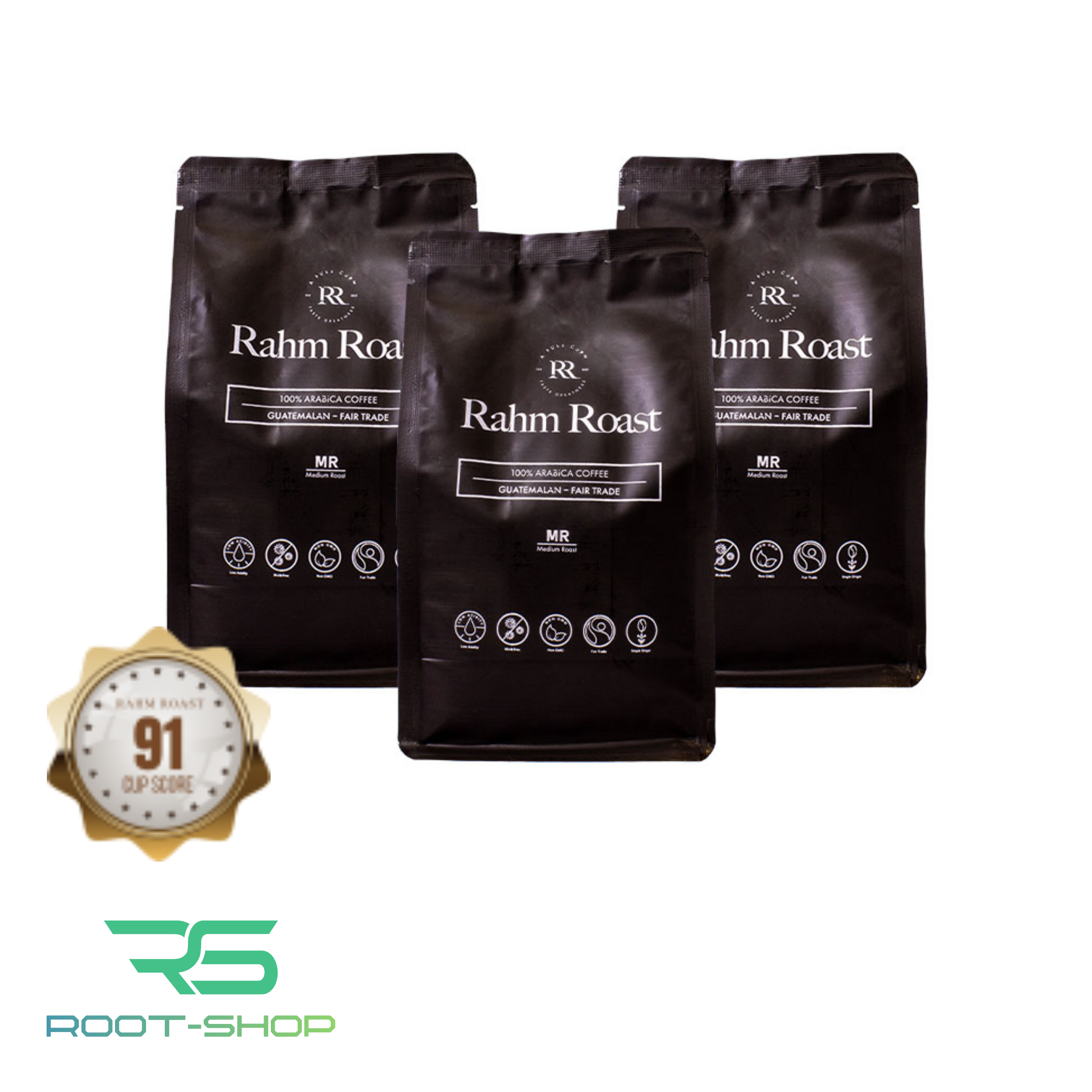 ROOT Rahm Roast Kaffee - 3x 340g