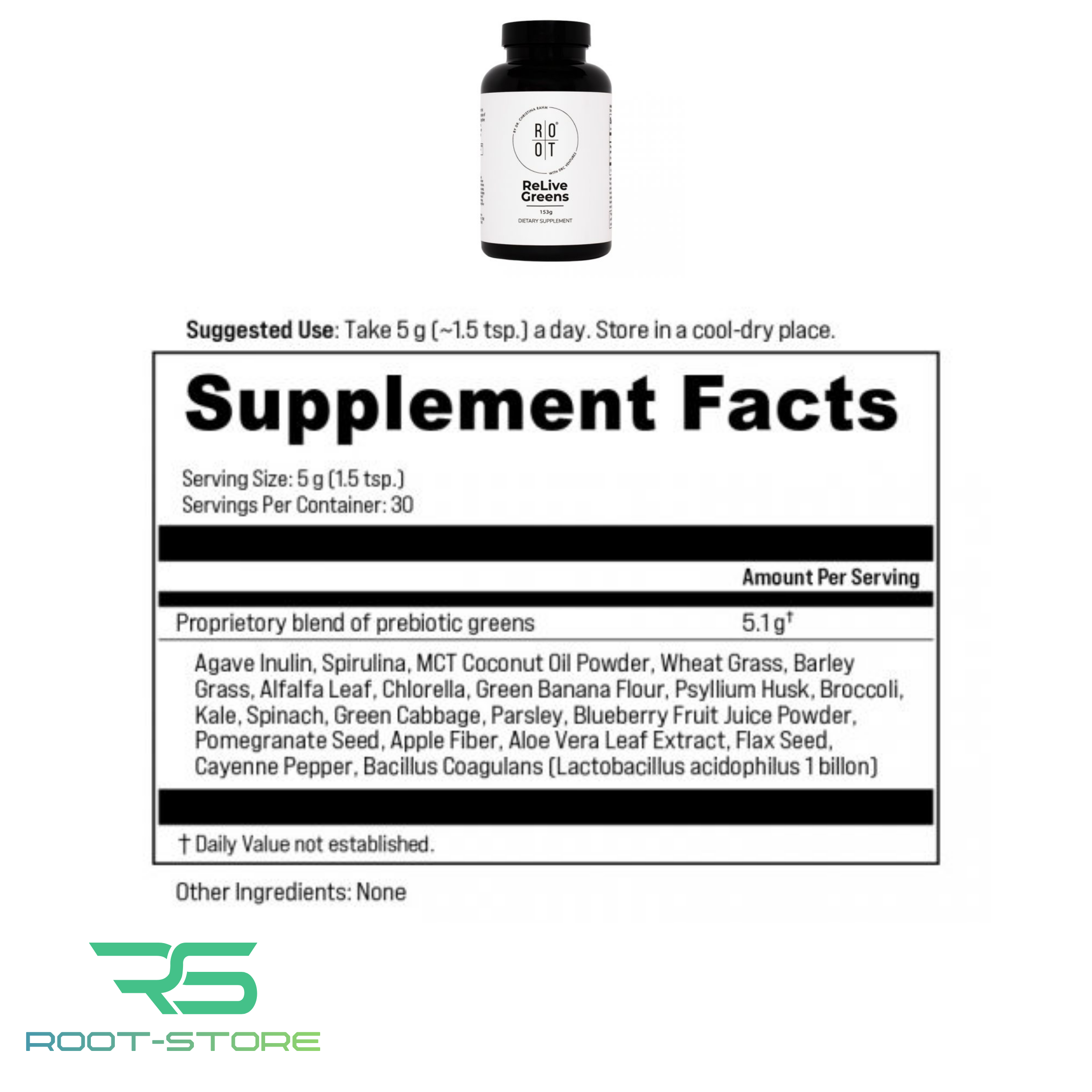 ROOT Dr. Rahm Pack | 1x Clean Slate | 1x Zero-In | 2x Restore | 1x Relive Greens