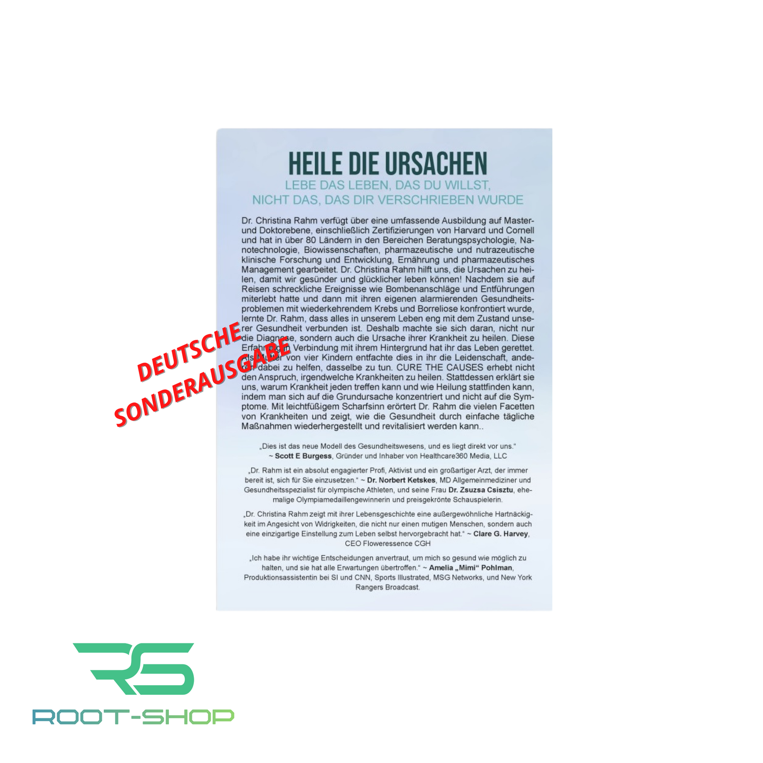 ROOT &quot;Cure The Causes&quot; - SIGNIERT von Clayton Thomas